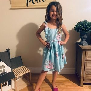 Light blue floral dress!